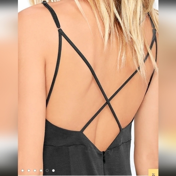 LULUS Friday Favorite Washed Black Dress, sz Large Lulus - Picture 5 of 13